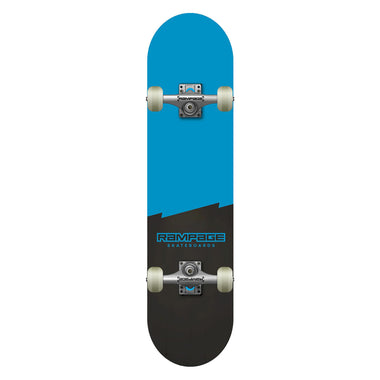 Plain Third Blue/Black Stain 7.75 Inch Complete Skateboard