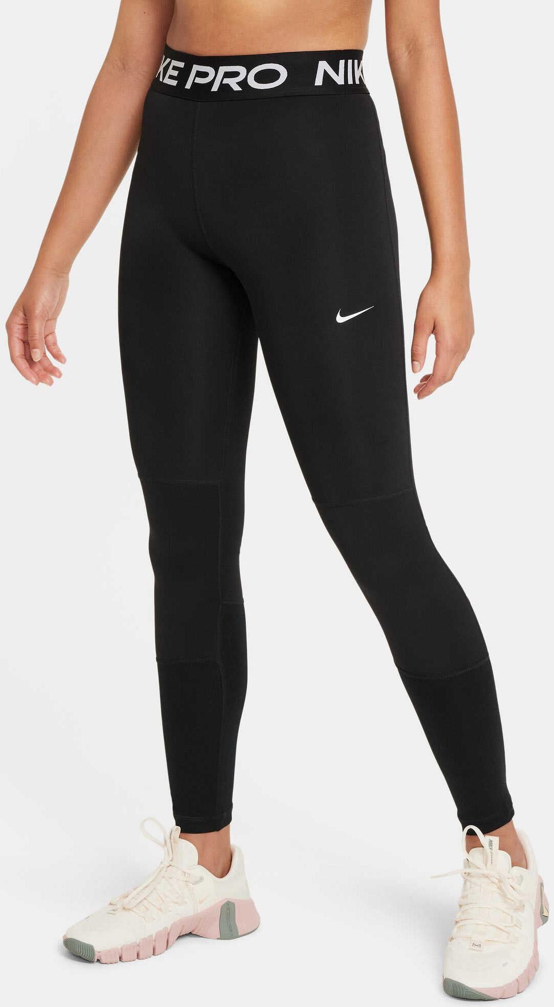 Nike Girls Dri-FIT Yoga Tights Green XL