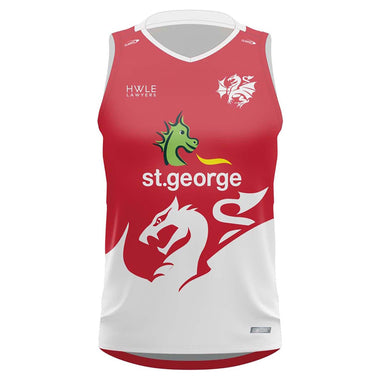 Junior's NRL St. George Illawarra Dragons 2024 Training Singlet