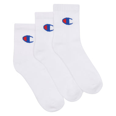 Sport C Logo Quarter Crew Socks (3 Pack)