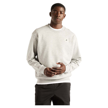 Men's Woven Label Crewneck Sweatshirt