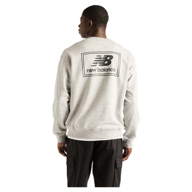 Men's Woven Label Crewneck Sweatshirt