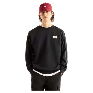 Men's Woven Label Crewneck Sweatshirt