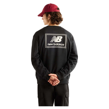 Men's Woven Label Crewneck Sweatshirt